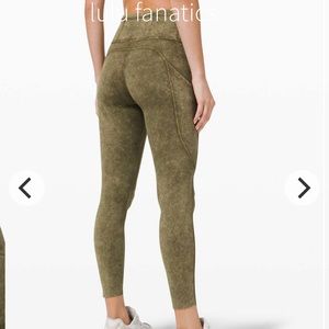 Lululemon🍋 Fast and Free High Rise Tight 25" 10